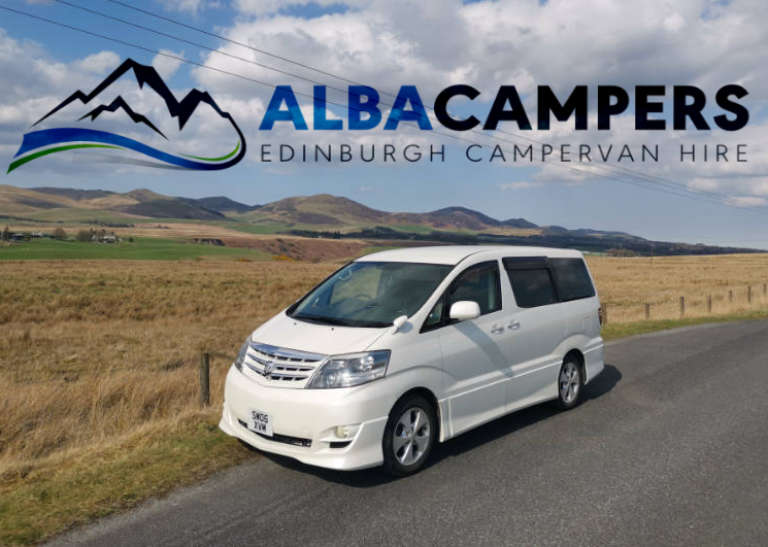 Campervan Hire Scotland, Edinburgh, Alba Campers, Cheapest in Scotland